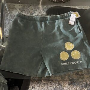 Target- Smiley World Green Women's Shorts
